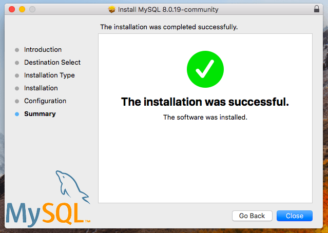 MySQL installer complete MySQL installer complete