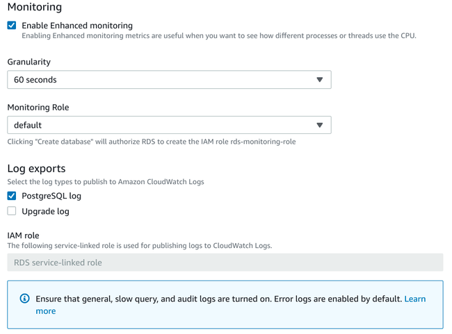 Configure monitoring Configure monitoring