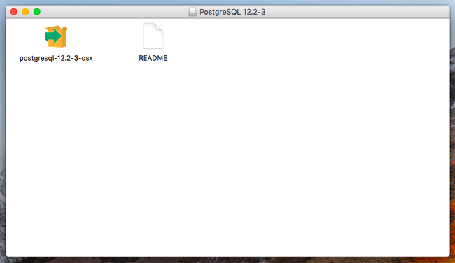 PostgreSQL installer package PostgreSQL installer package