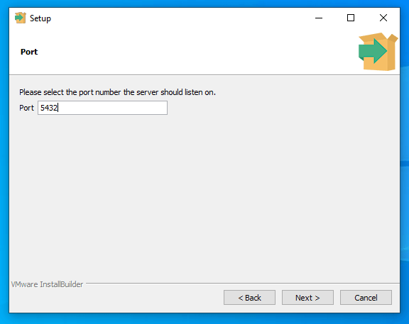 PostgreSQL set port PostgreSQL set port
