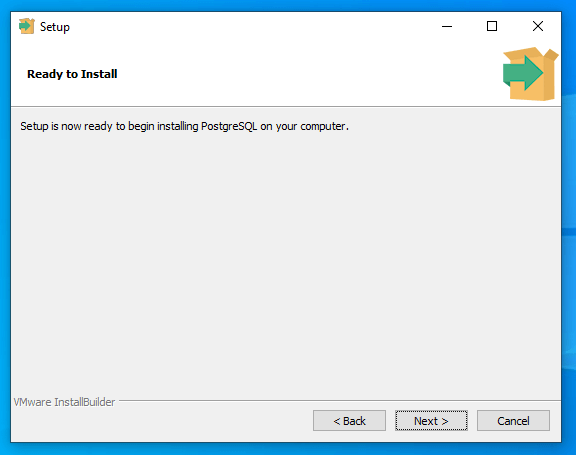 PostgreSQL ready to install PostgreSQL ready to install