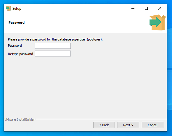 PostgreSQL set password PostgreSQL set password