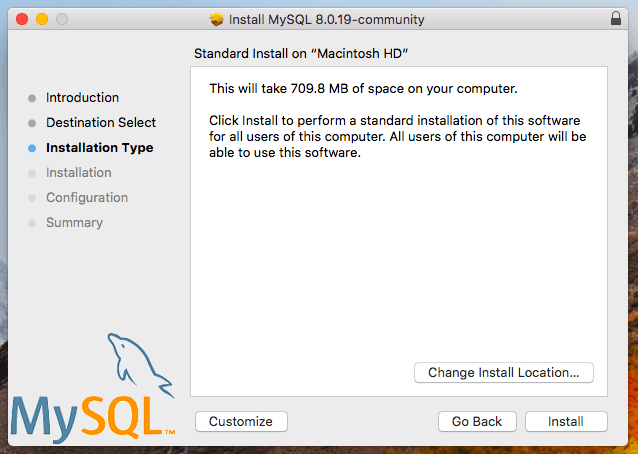 MySQL installer installation type MySQL installer installation type