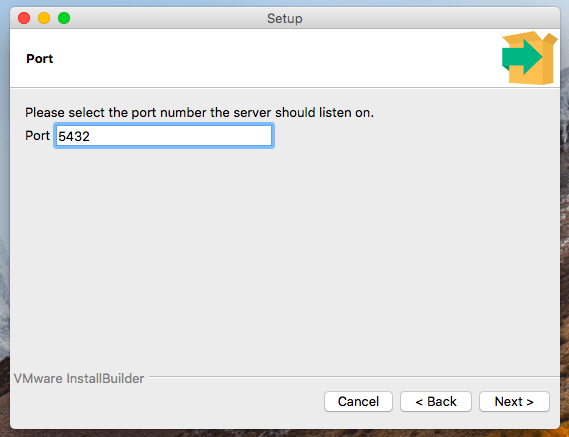 PostgreSQL set port PostgreSQL set port