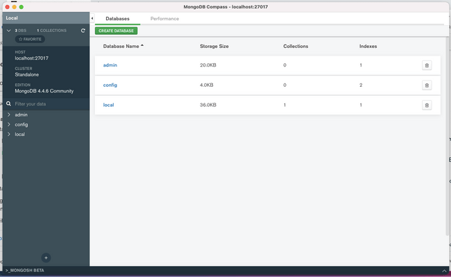 MongoDB compass connect MongoDB compass connect