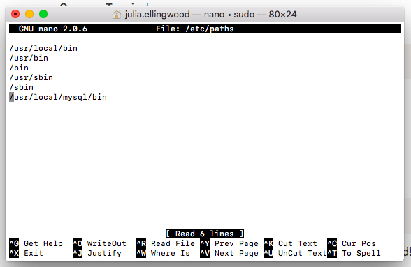 Add MySQL path Add MySQL path