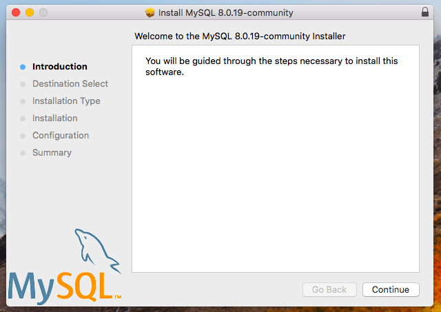 MySQL installer welcome MySQL installer welcome